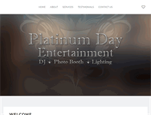 Tablet Screenshot of myplatinumday.com